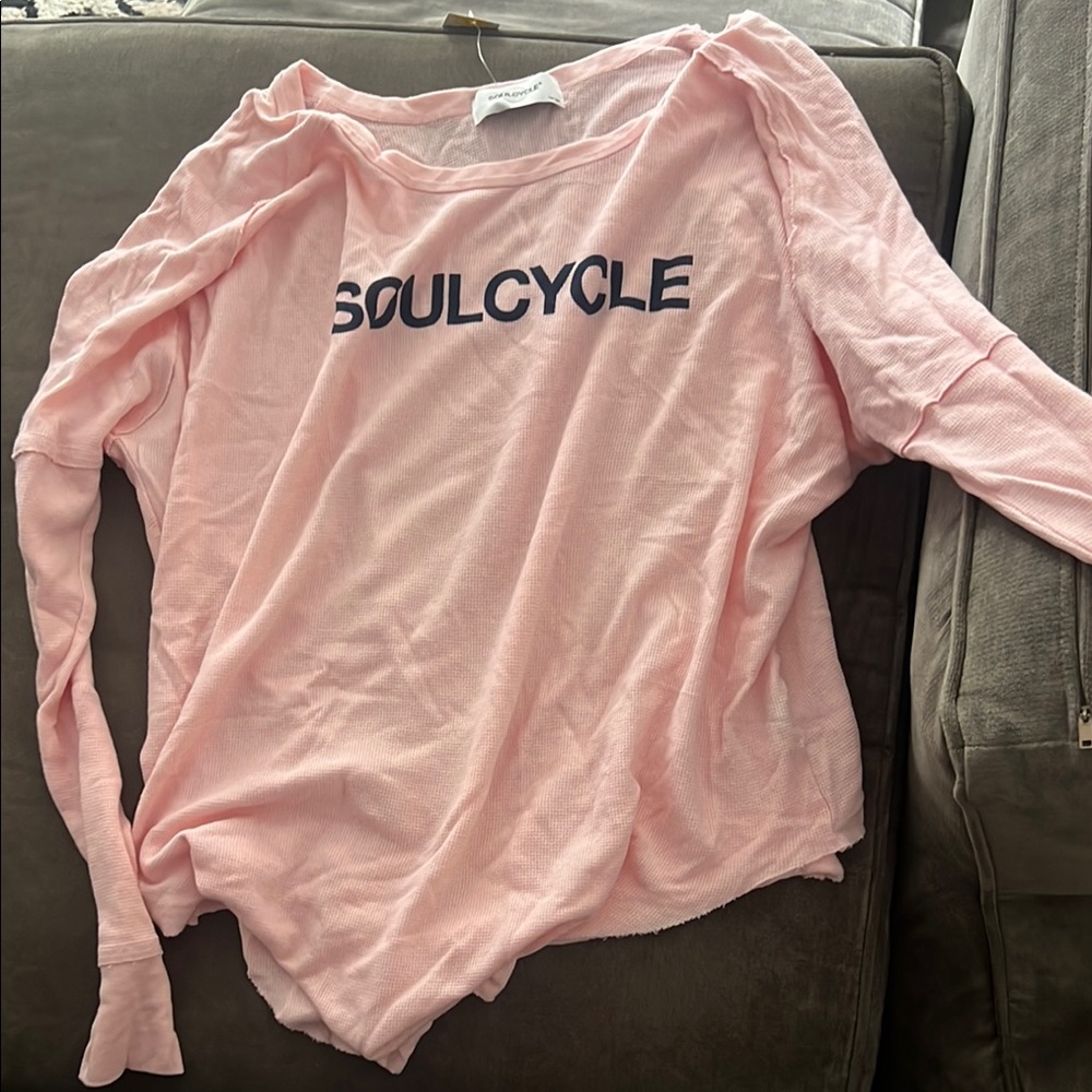 SoulCycle Light Pink Logo Tee